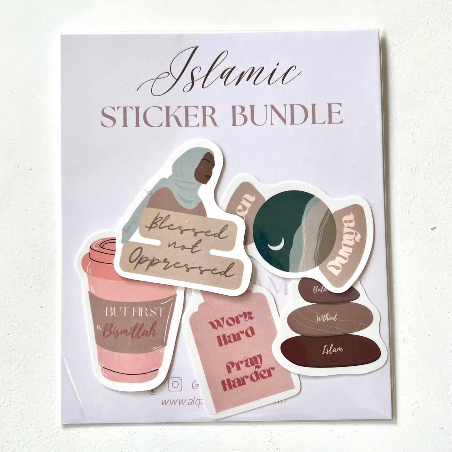 Islamic Vinyl Sticker Bundles | Durable Waterproof Stickers for Bottles, Laptops & Journals