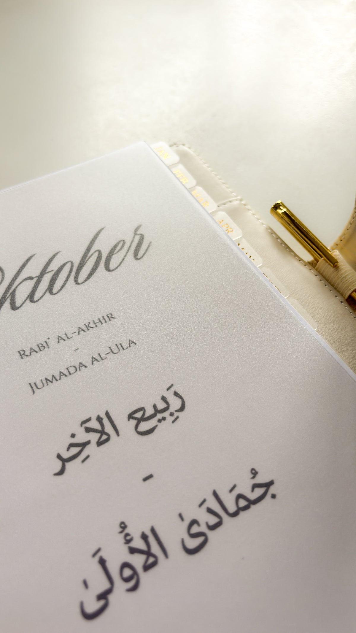 Planner monthly dividers for organizing a binder by month