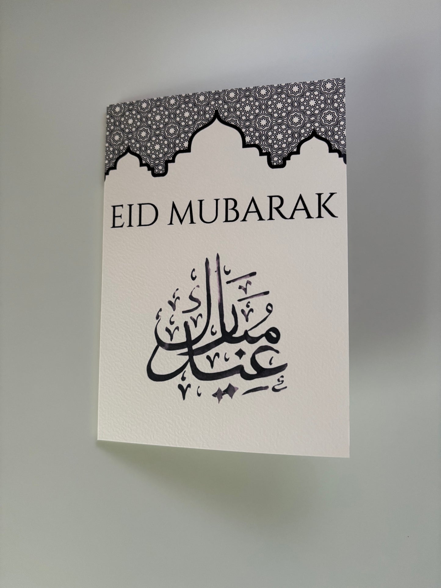 Eid Mubarak Greeting Card with Envelope