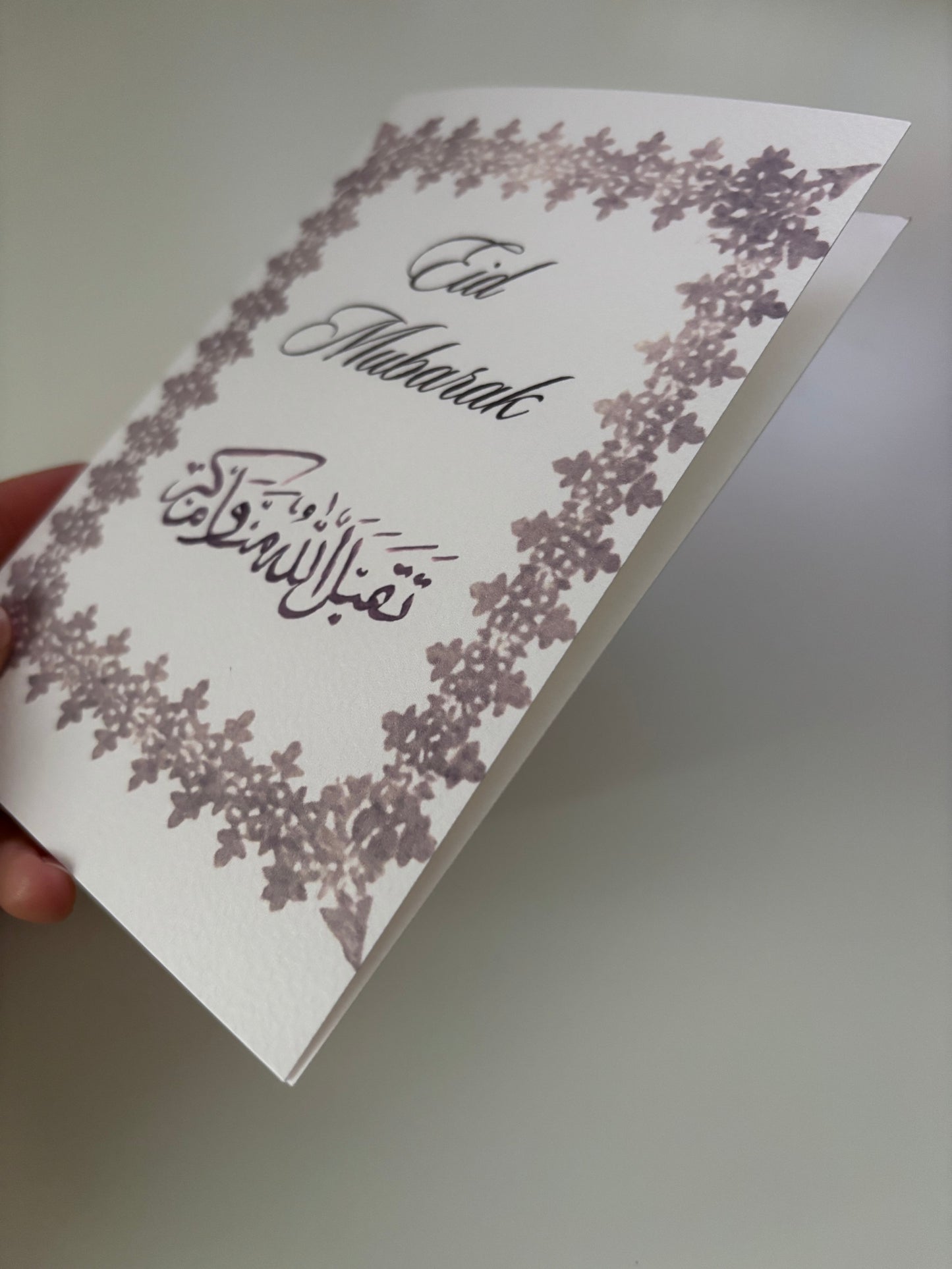 Eid Mubarak Greeting Card with Envelope