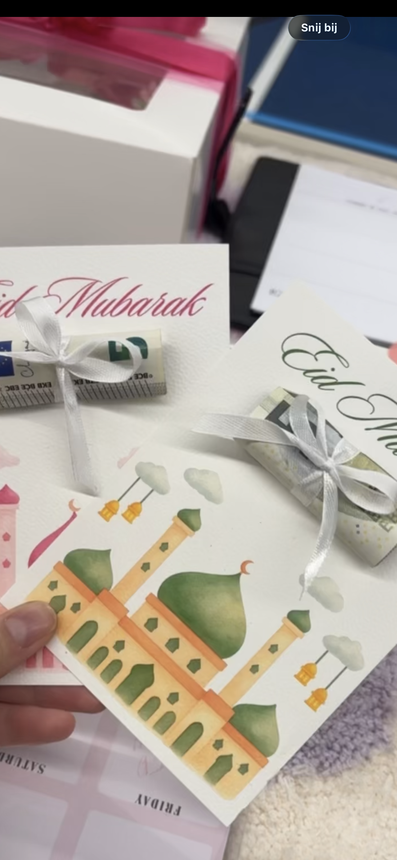 Eid Mubarak Kids Money Card | Creative Eid Gift for Children