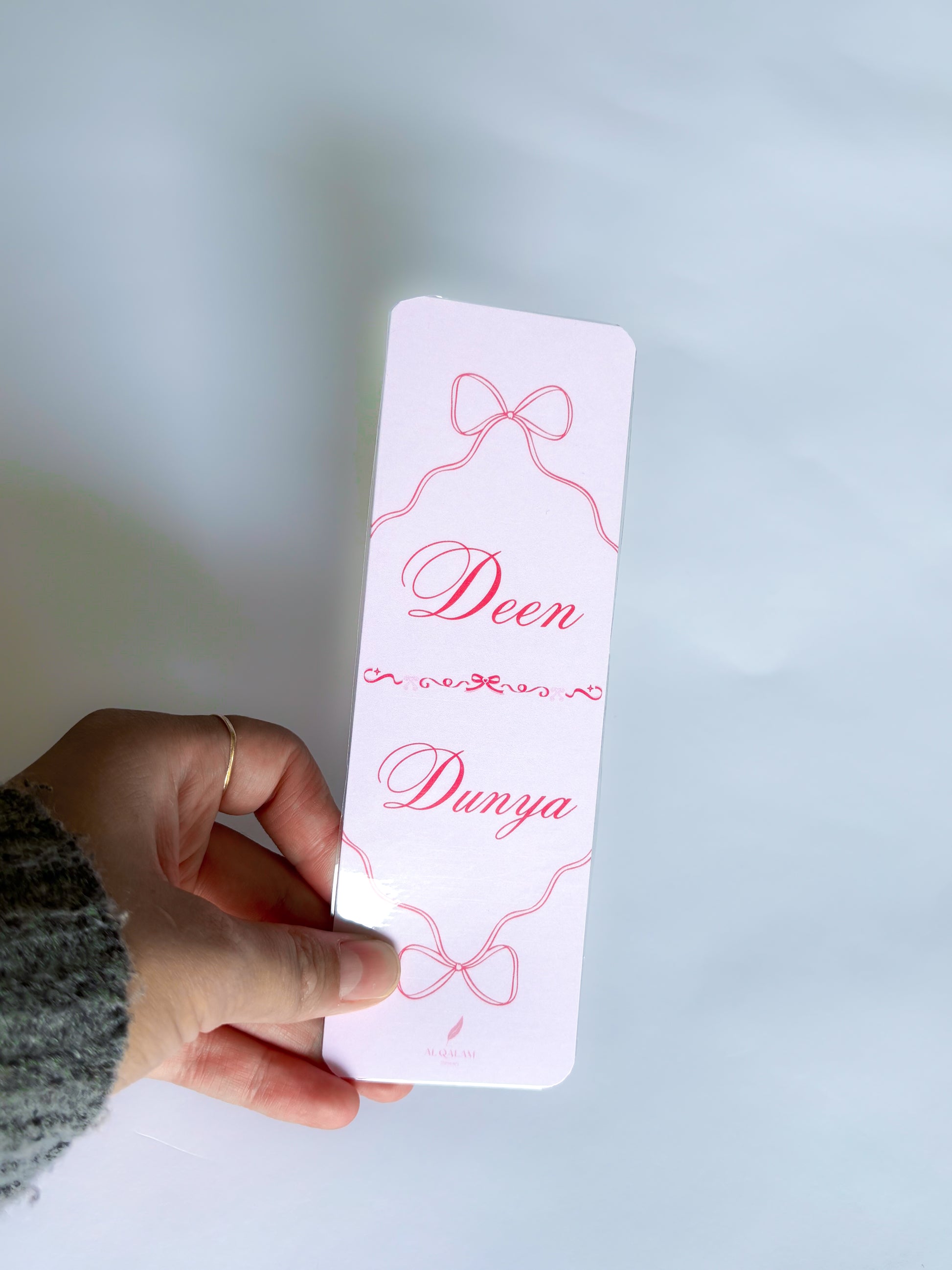 Laminated Islamic Bookmark – Sturdy Quran Reading Accessory