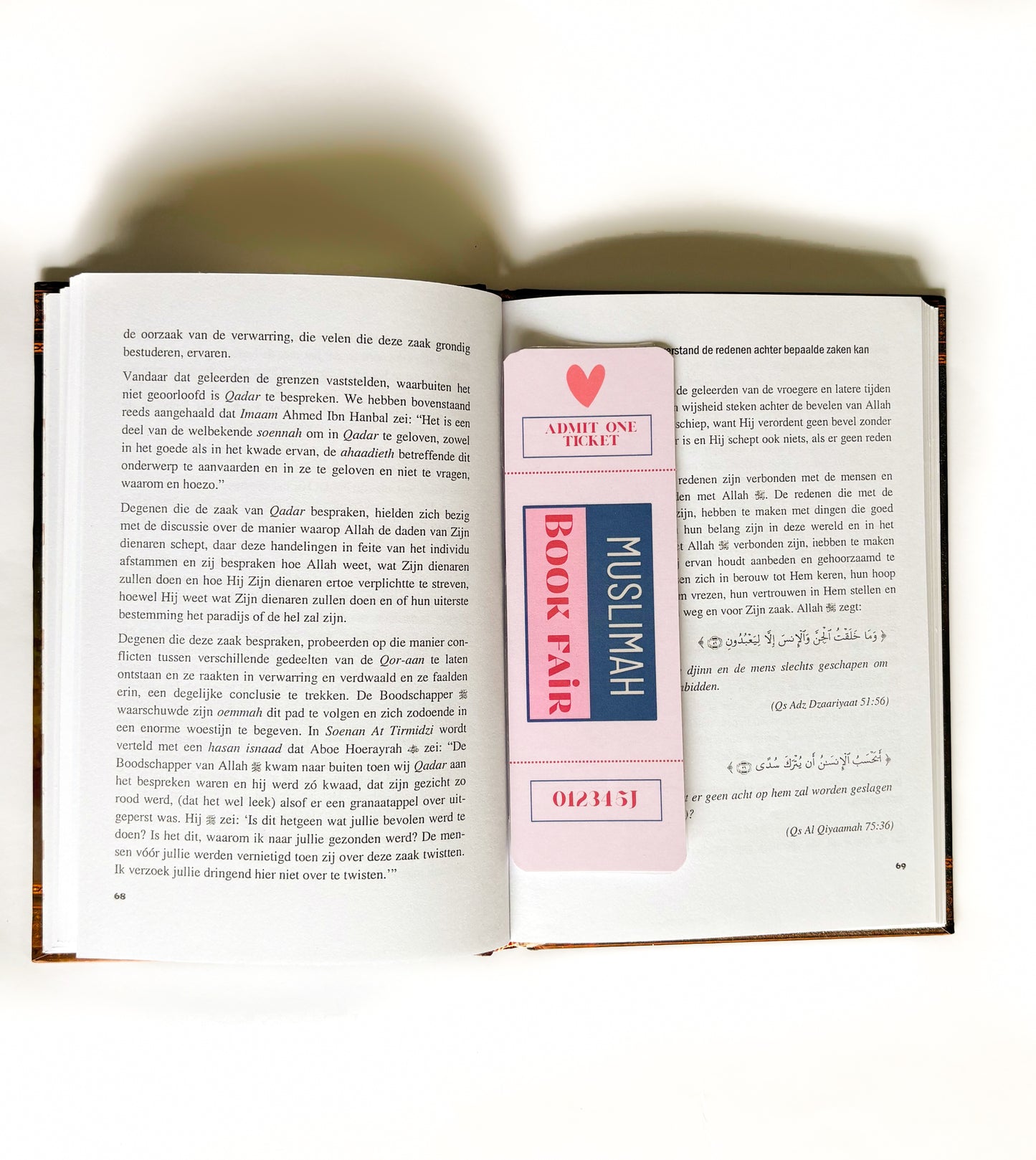 Laminated Islamic Bookmark – Sturdy Quran Reading Accessory