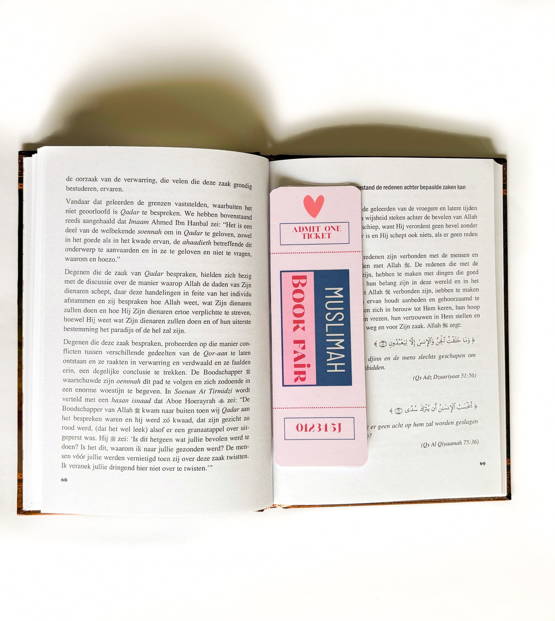 Laminated Islamic Bookmark – Sturdy Quran Reading Accessory