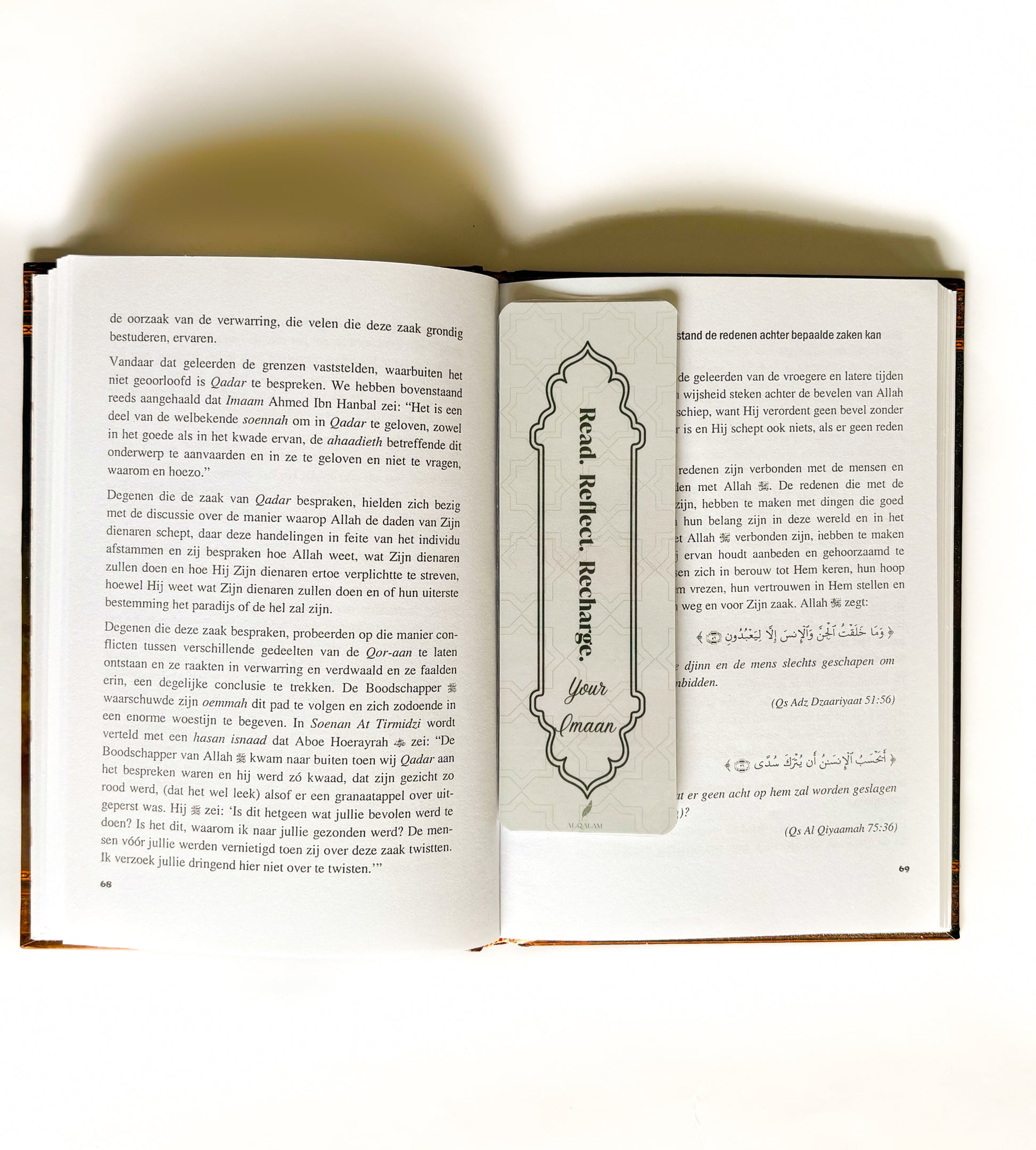 Laminated Islamic Bookmark – Sturdy Quran Reading Accessory