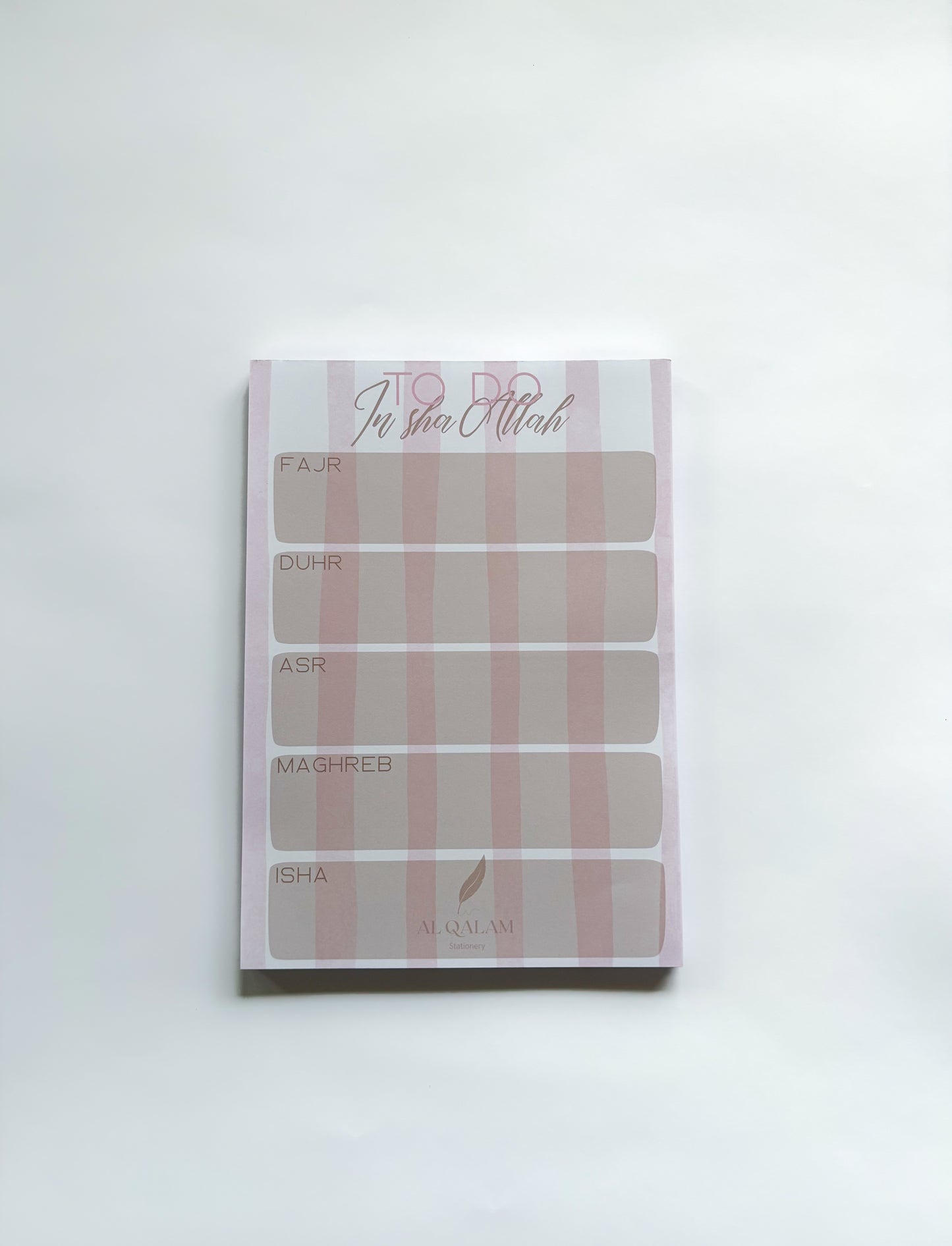 Salah Notepad – A5 To-Do Planner Around 5 Daily Prayers