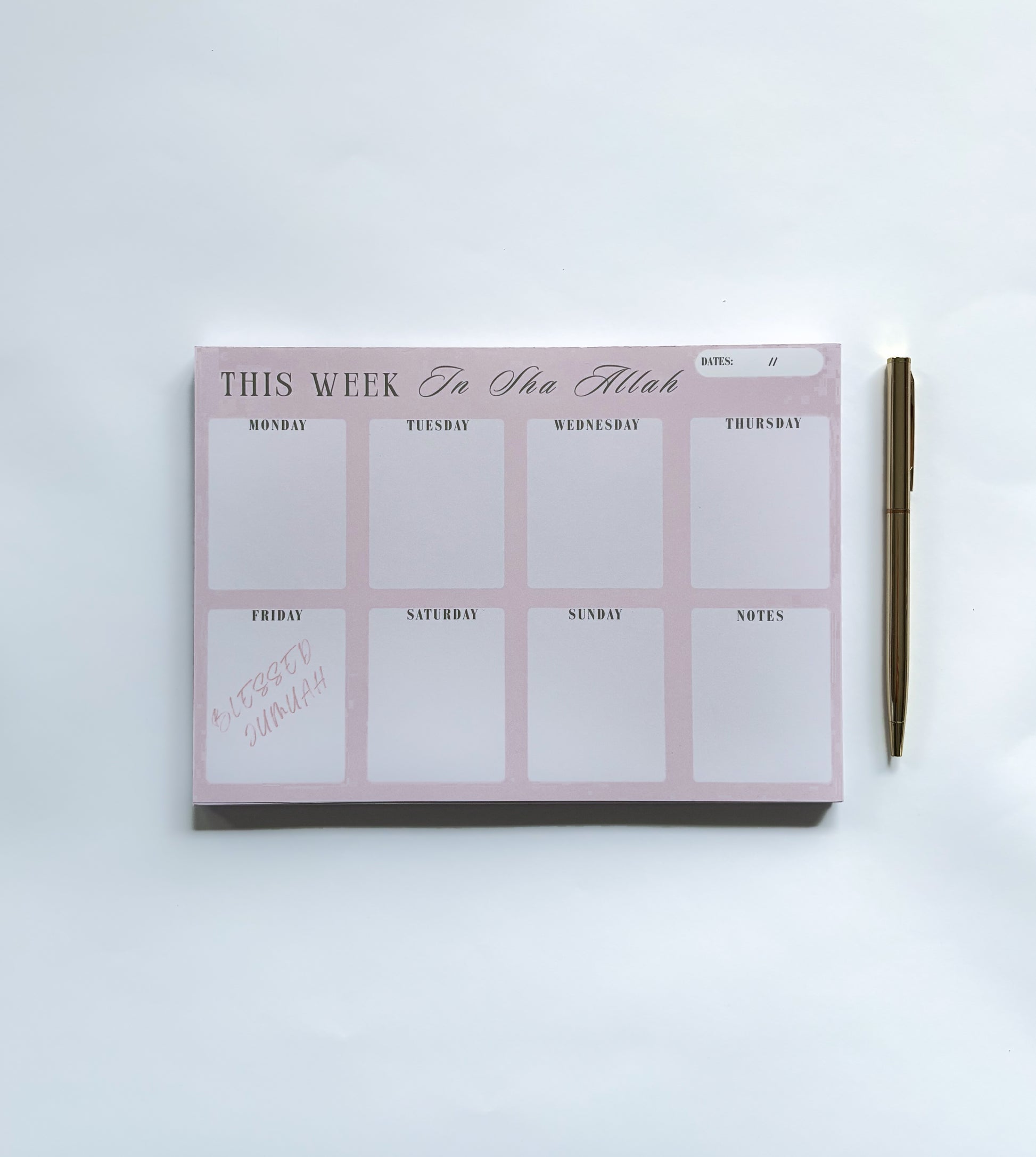 A5 Weekly Planner – High-Quality 120 GSM Paper Notebook