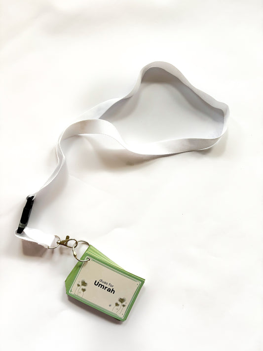 Umrah Cards on Lanyard – Du’as & Rituals Guide for Pilgrims