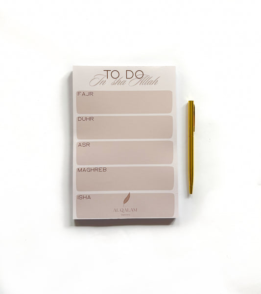 Autumn-Themed Faith-Inspired Islamic Planner and Notepad Set