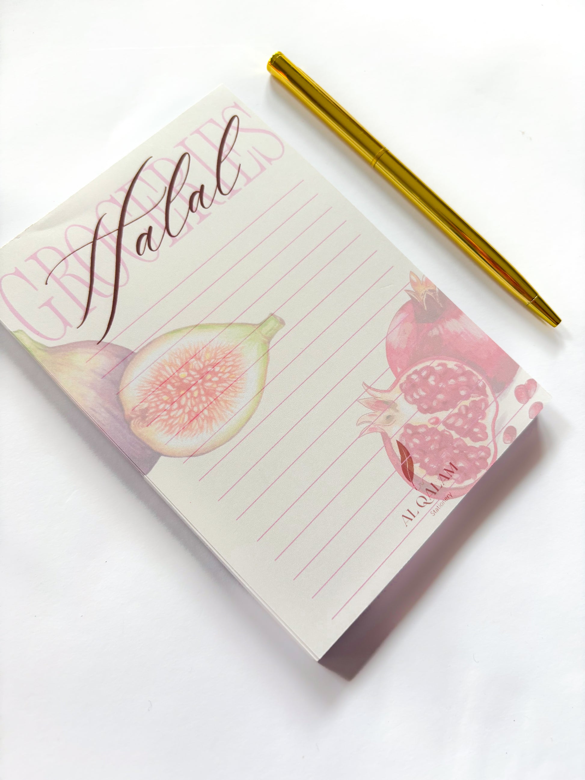 Burgundy Halal Grocery List – Muslim Shopping Organizer