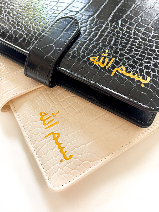 Versatile Islamic ring binder for planners, journals, and organization